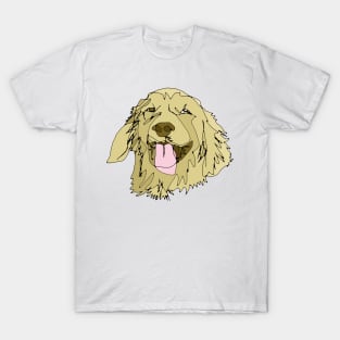 Golden Retriever Scribble T-Shirt